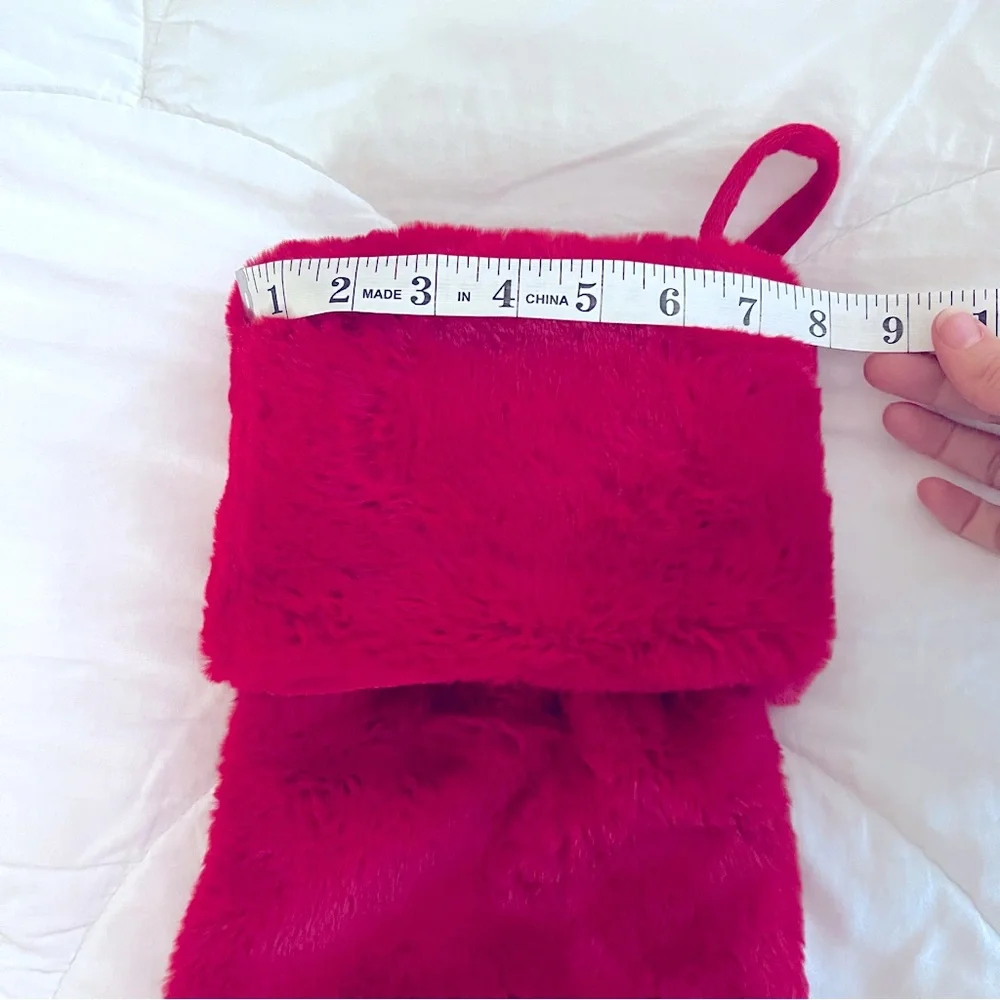 Soft and Cozy wine colored stocking